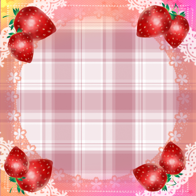 フルーツ背景、イチゴ