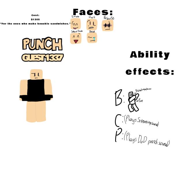 { -Punch Guest 1337! - DoD & Forsaken- }