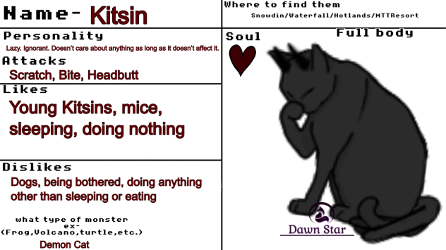 Kitsin Undertale Monster
