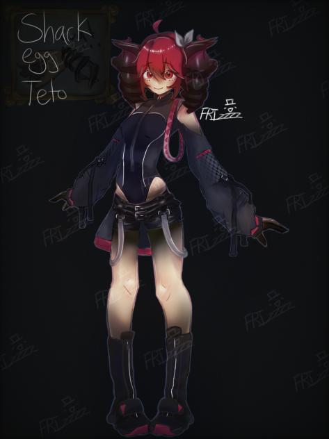 my original Teto skin suit slash design