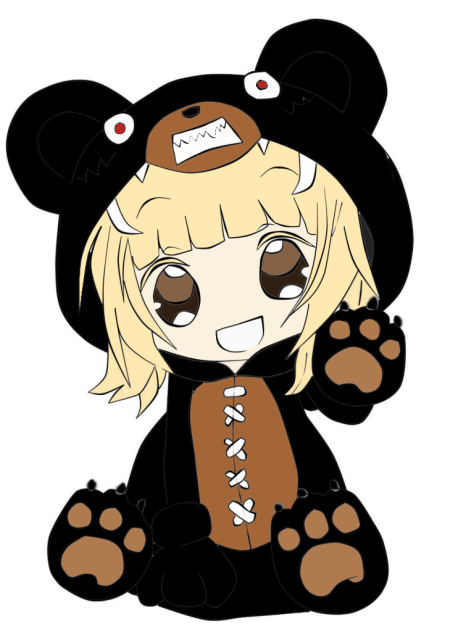 teddy bear - ibisPaint
