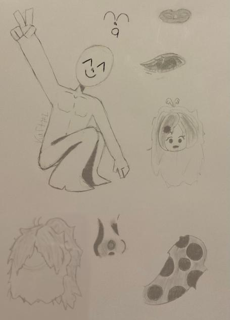 Little doodles I did in my sketch book!