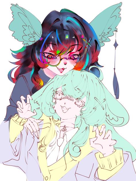 cat x mouse high school au - wip