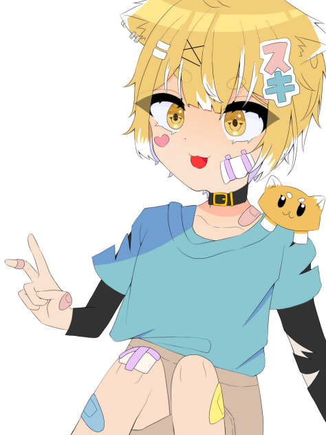 あまるちゃんの線画塗った！