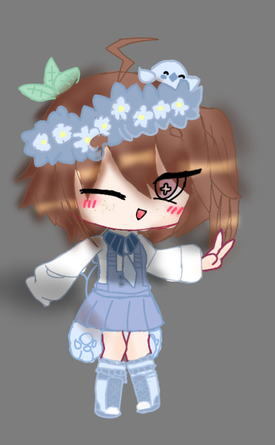 this is not my oc but ig its a fan art!