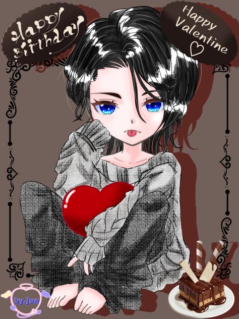 Happy Valentine＆my Birthday♡
