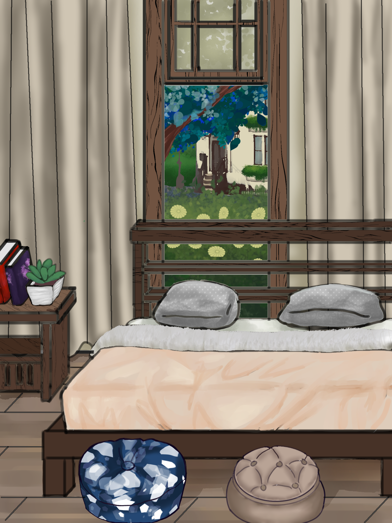 bedroom - ibisPaint
