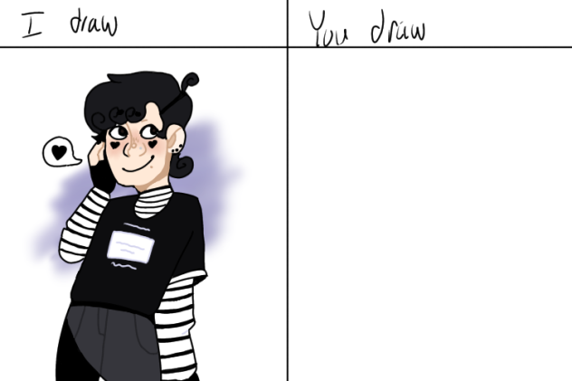 🖤🖤 I draw, You draw with Damien! 🖤🖤