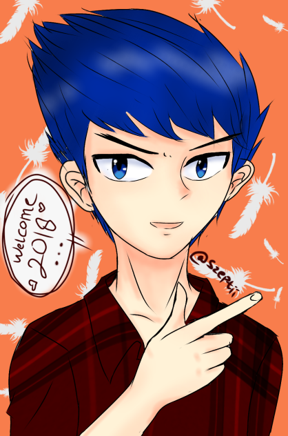 welcome 2018 - ibisPaint