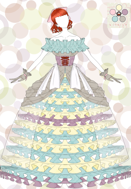 フリルドレス