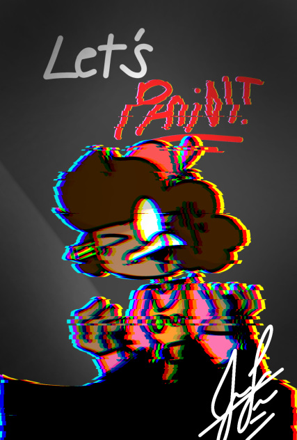 glitched me redraw