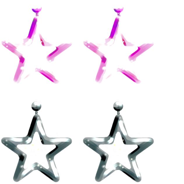 Star Earrings Front