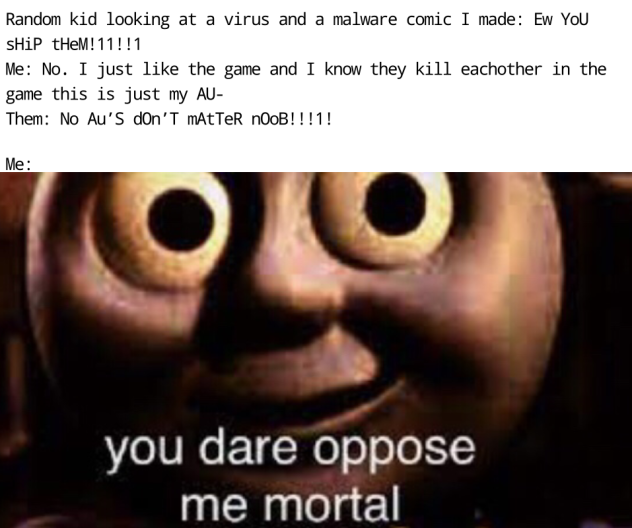 Excuse me what the fuck.