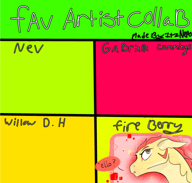 Fav artists for itz_Nepo!