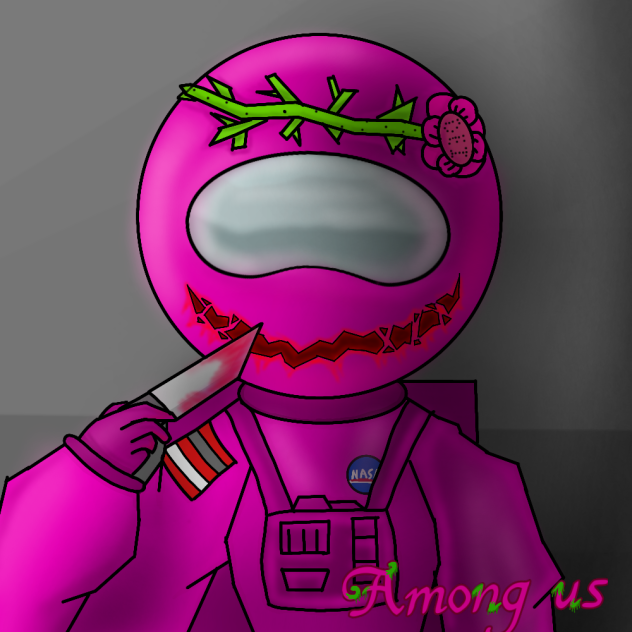 Among us Pink ibisPaint
