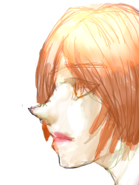 グリザイユ練習