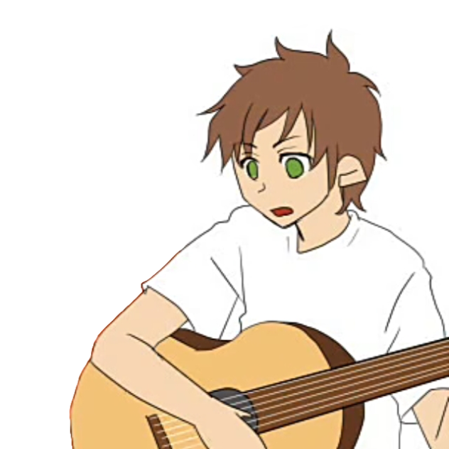 Spain playing guitar