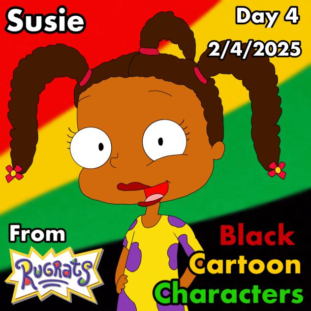 Black Cartoon Characters Day 4 Susie