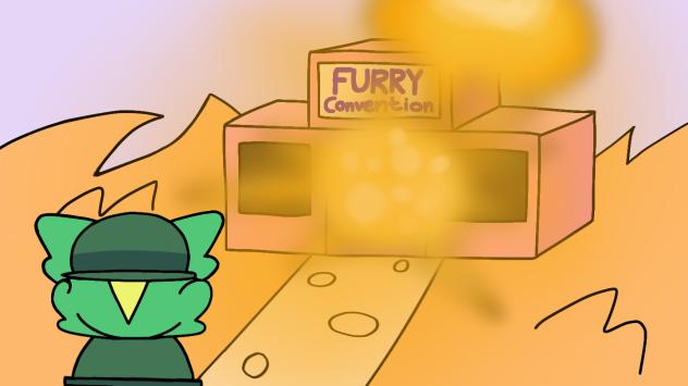 Brobgonal blows up The Furry Convention