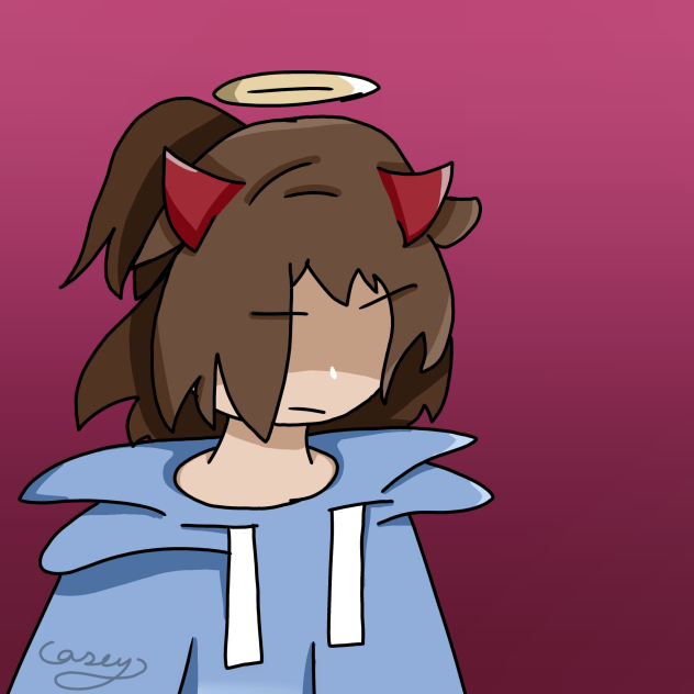 My oc with short hair