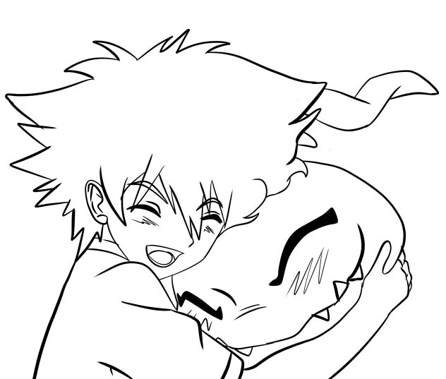 Best friends coloring page