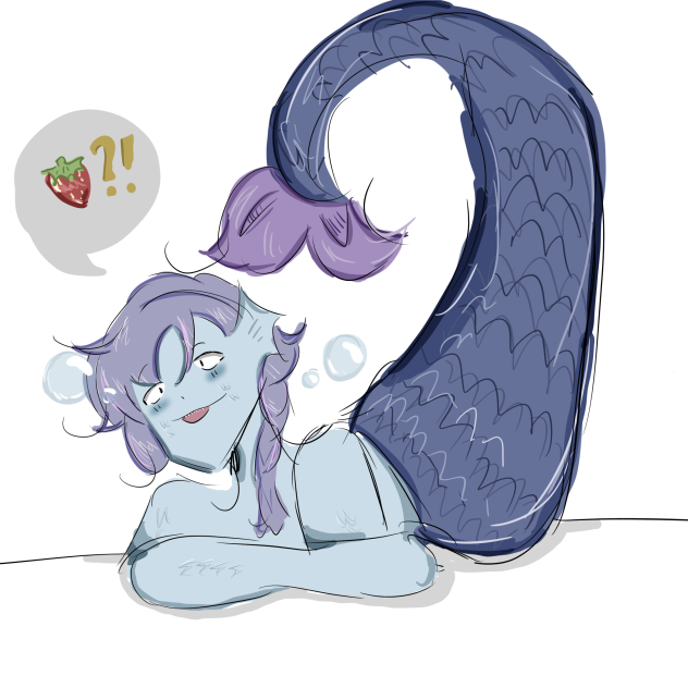 Late night merboy sketch!