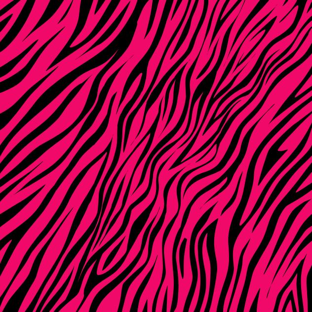 Pink zebra print