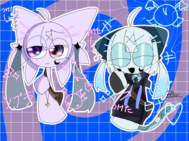 💜💙
