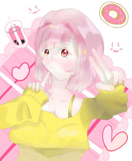 あさちゃんページです。 あざとい🩷💛 - ibisPaint