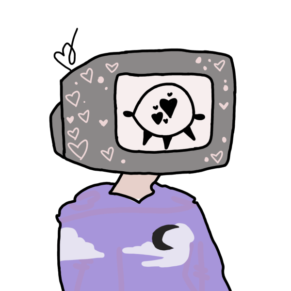 Heart tv head
