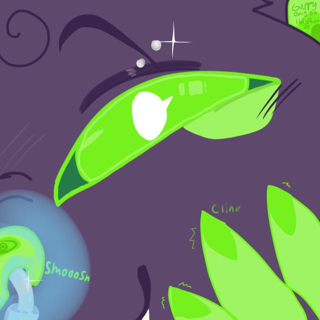 He’s watching u thru the screen 👀