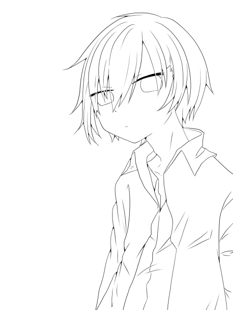 不良くん 線画