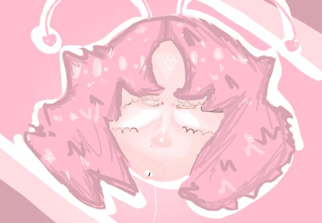 CUTE PINK ALIEN GIRL