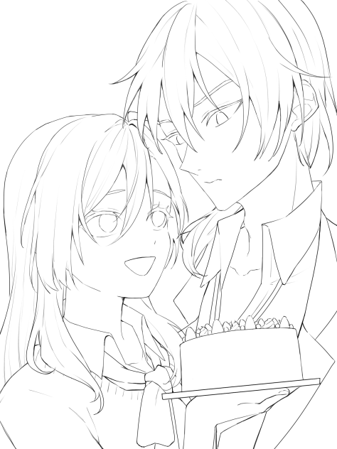 ✨🎂幸斗おめでとう🎂✨ 線画