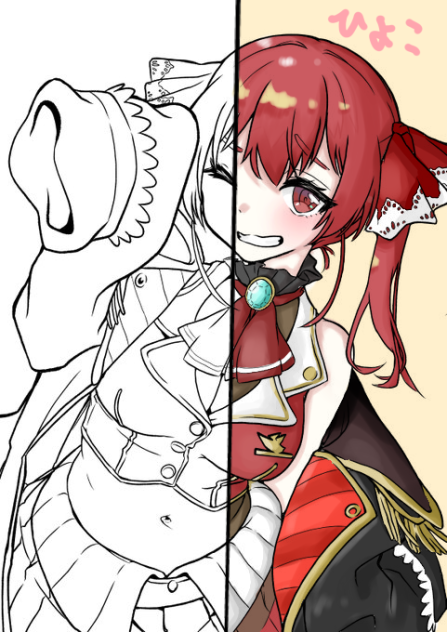 マリン船長合作！！