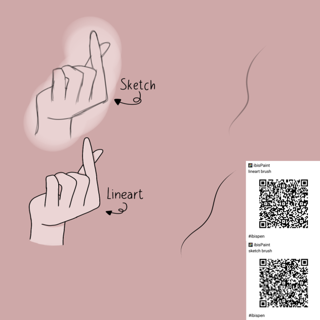 Sketching and lineart brushes! ibisPaint