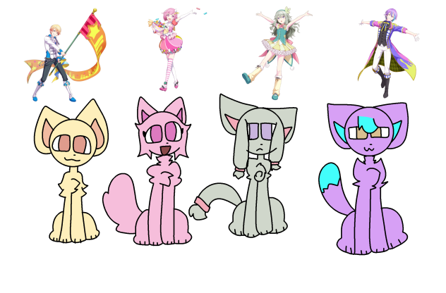 pjsk as cats pt 4!!!