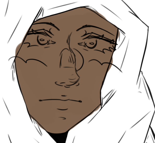 brown-skin Woman in a  hijab