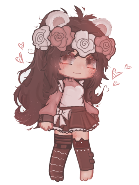 gacha edit 🌹 bear girl