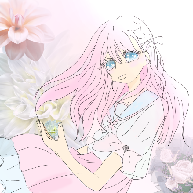 花が好きな女の子なんです