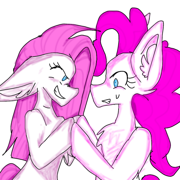 ( speedpaint ) pinkamena and pinkie pie