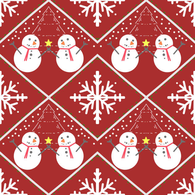 IBM1602 snowman pattern
