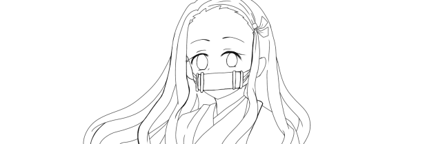 線画禰豆子