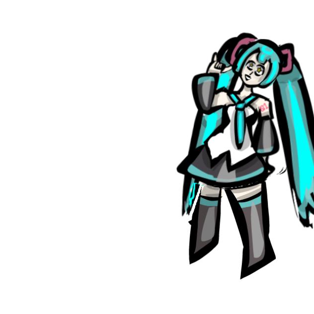 Miku and Teto dance