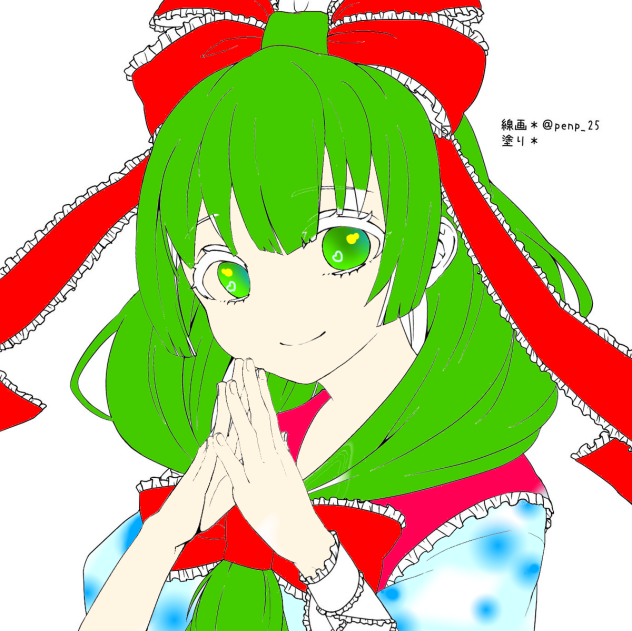ぬりえ(フリー線画)