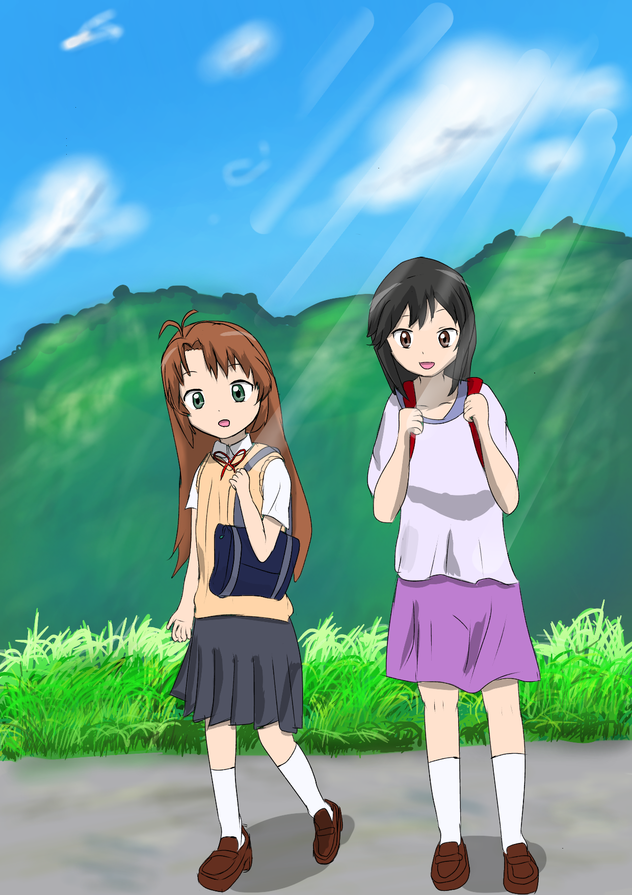 こまちゃん ほたるん Ibispaint