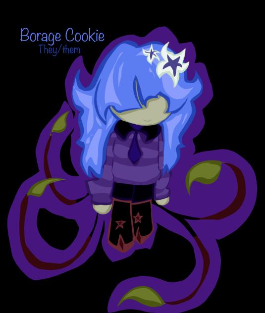 Borage Cookie! (Cookie run OC)