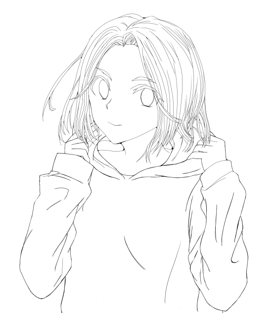 パーカー　下絵