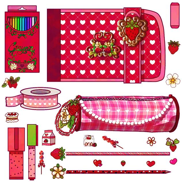 Strawberry Stationary