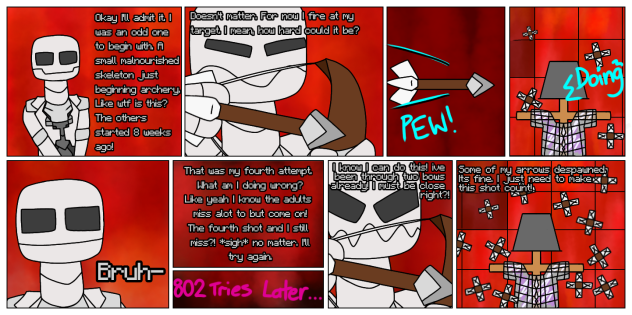 A Skeletal Story. p1 Minecraft-FNaF fmc